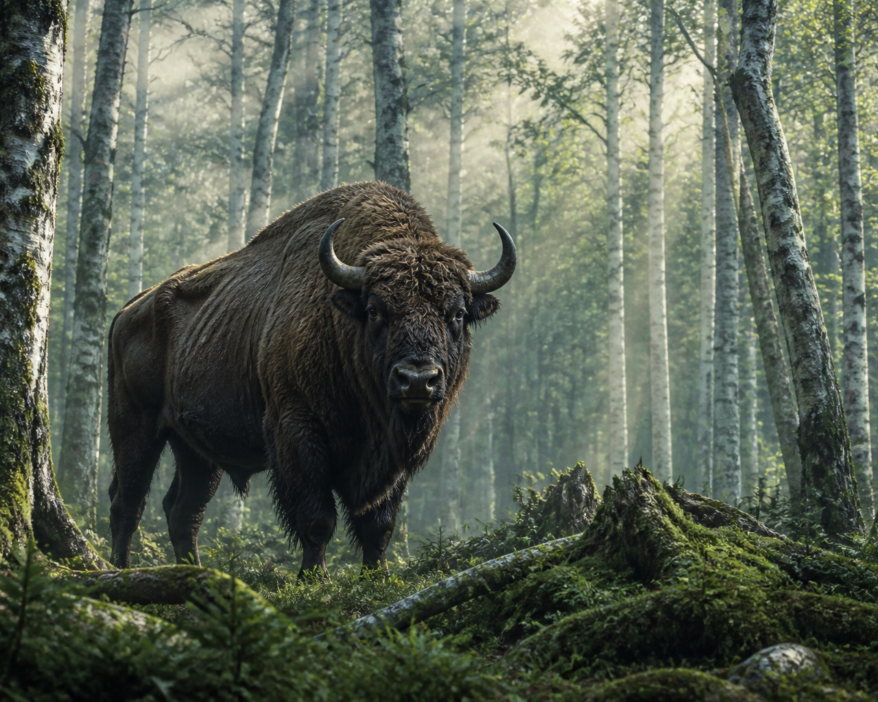 L'Âme Silencieuse des Prairies : Le Rôle Vital du Bison d'Europe