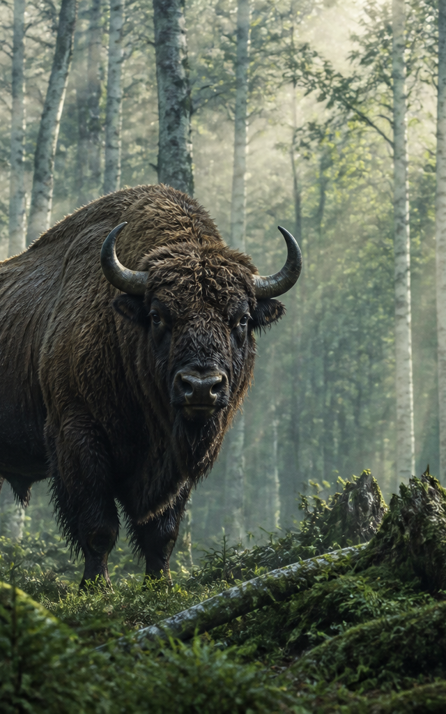 L'Âme Silencieuse des Prairies : Le Rôle Vital du Bison d'Europe