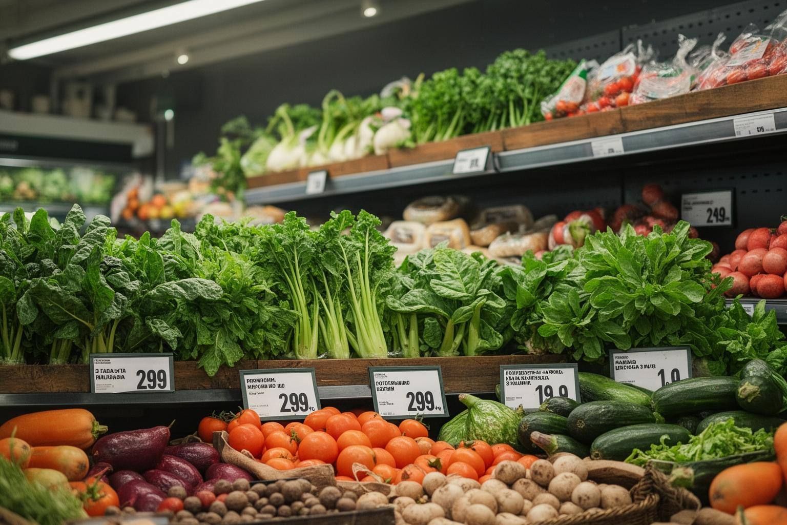 Полка с растительными продуктами Vemondo в супермаркете, цены сравнимы с мясом, 2026 год