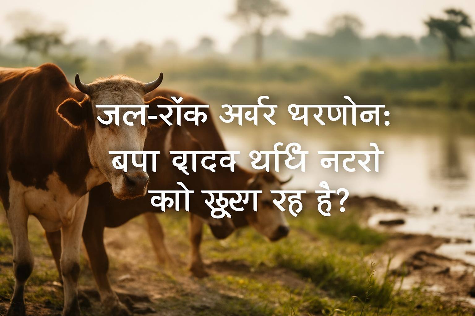 जल-संकट और पशुपालन: क्या हमारी थाली नदियों को सुखा रही है?