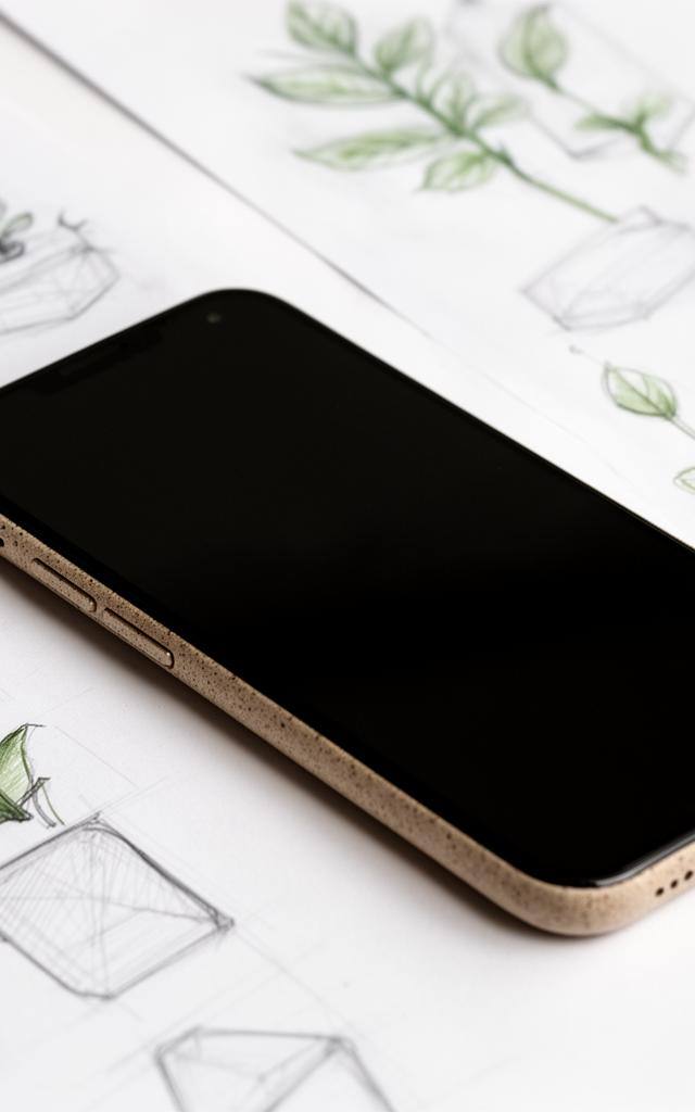 2026年のエシカル家電の一例としてリサイクル素材で作られたスマートフォンを分解した様子