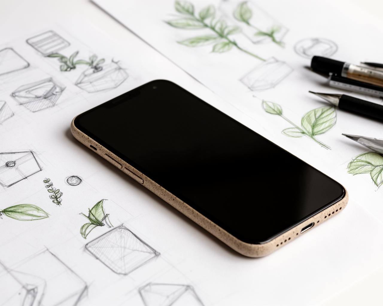 2026年のエシカル家電の一例としてリサイクル素材で作られたスマートフォンを分解した様子
