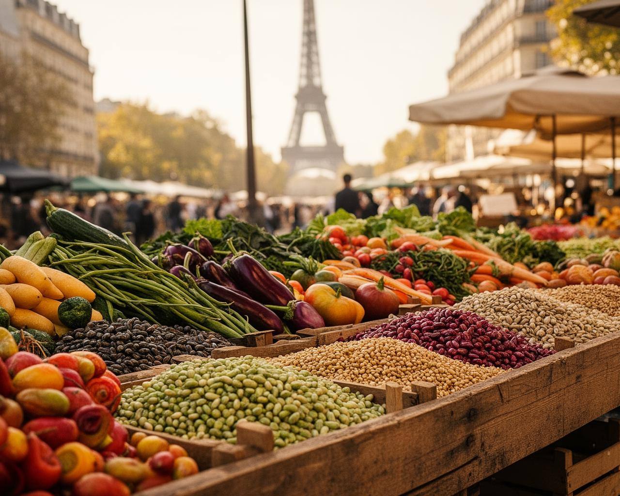 Bilan Meat Free Monday Paul McCartney 15 ans : marchés de légumes en France