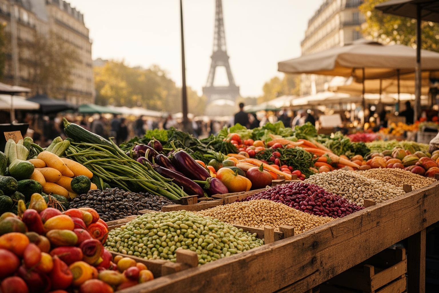 Bilan Meat Free Monday Paul McCartney 15 ans : marchés de légumes en France