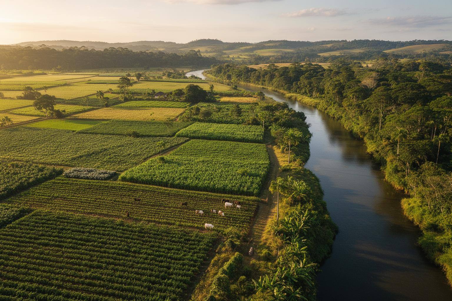 Agricultura regenerativa no Brasil com sistemas agroflorestais e solos saudáveis