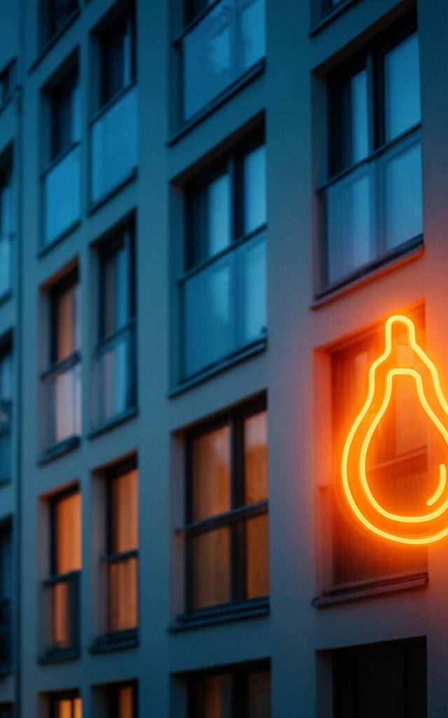 Edificio alemán moderno con bomba de calor ecológica y plan municipal en Augusta de 2026