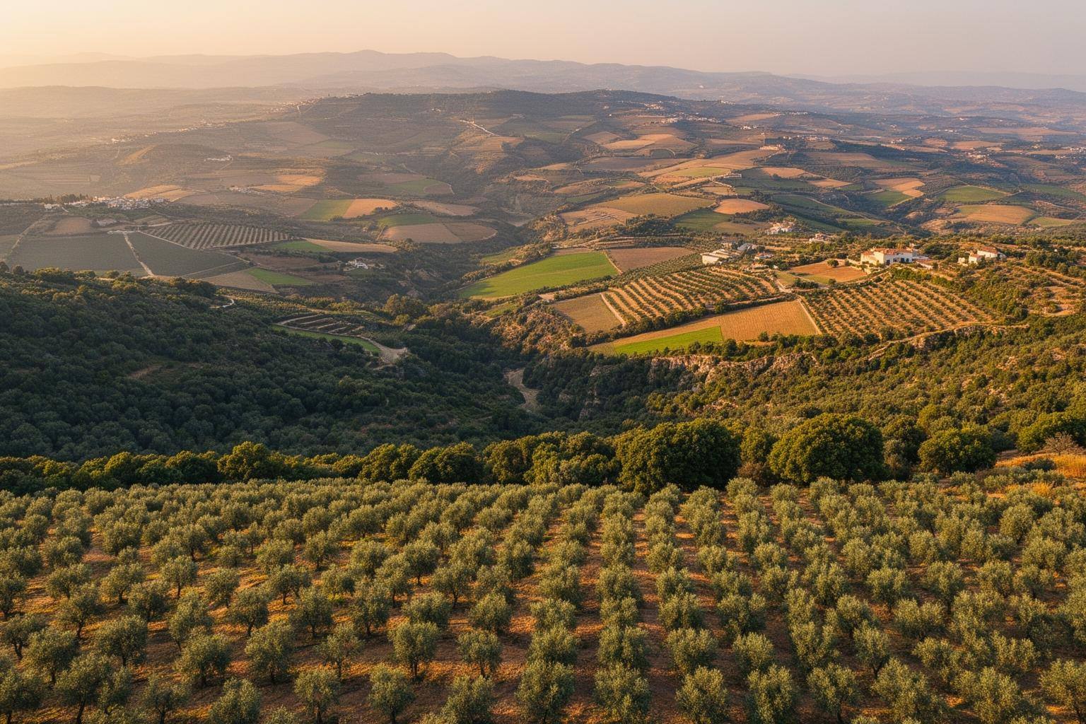 Vista aérea de paisajes protegidos en España simbolizando el liderazgo en biodiversidad 2026