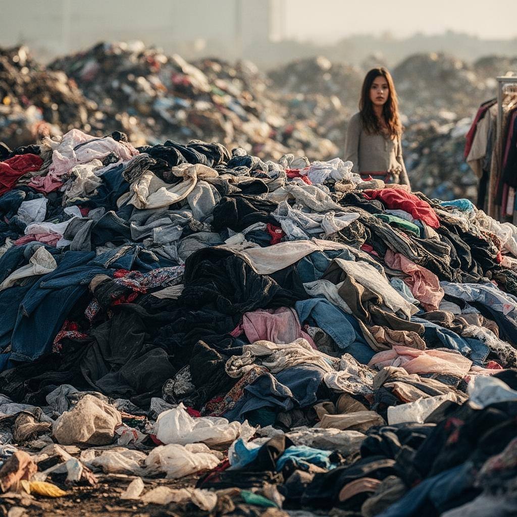 صورة لأناقة شتوية مستدامة بمعطف ووشاح من ألياف نباتية مبتكرة.