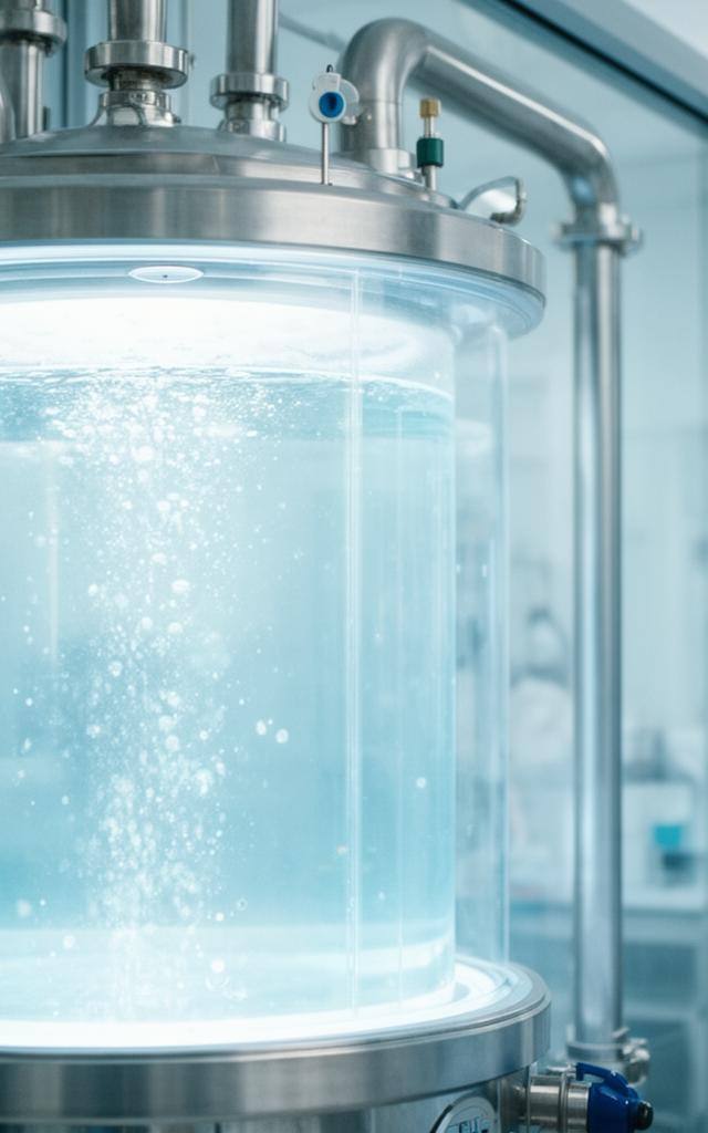 Air Protein pilot facility bioreactor producing CO2-to-protein flour in California