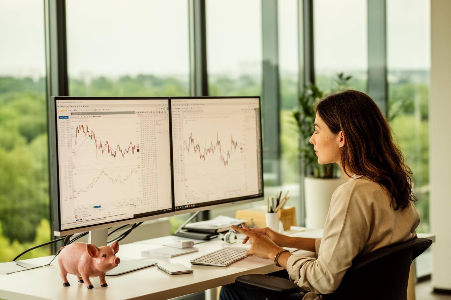 Analystin prüft nachhaltige ESG-Investmentplattformen anhand des couvée Plus Ratings