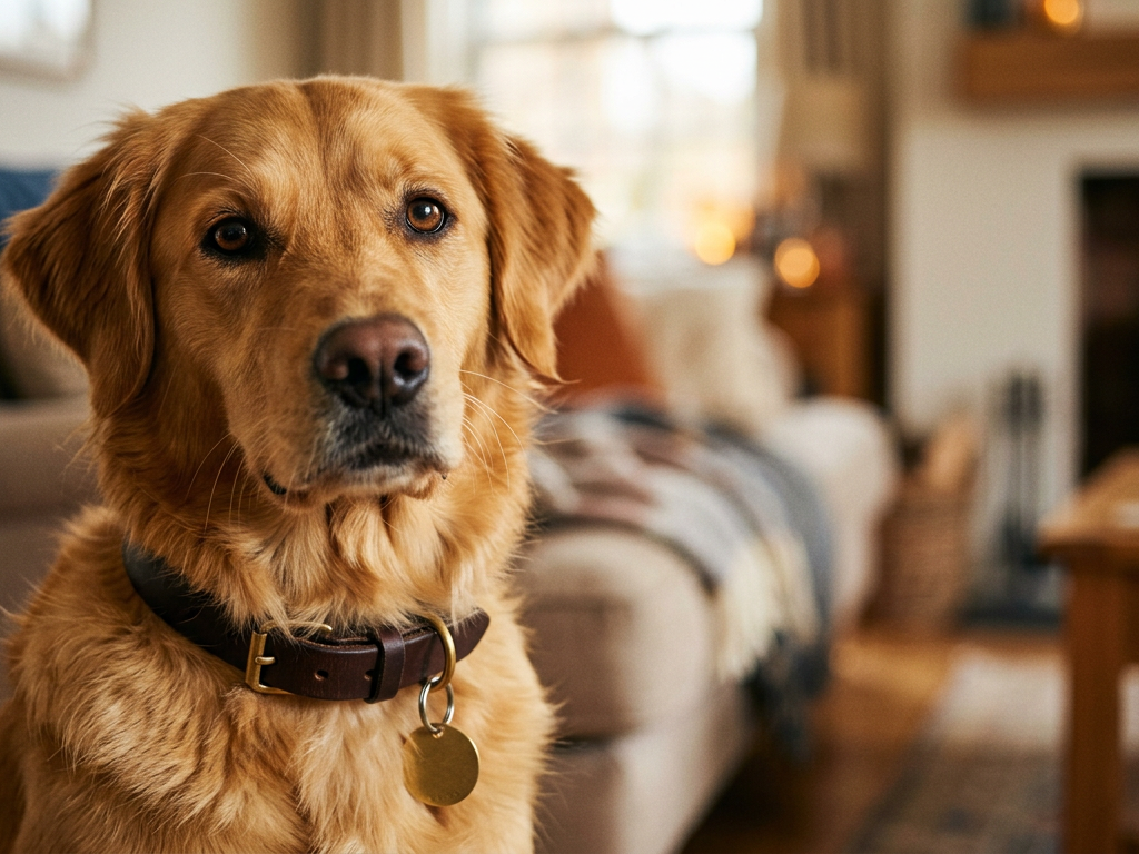 Chien protégé par les nouvelles régulations sur l'identification de la loi bien-être animal France 2026.