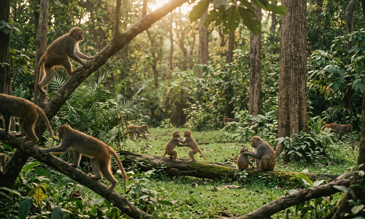 A free Asian elephant stands in a lush green sanctuary, symbolizing the legacy of Happy the elephant.