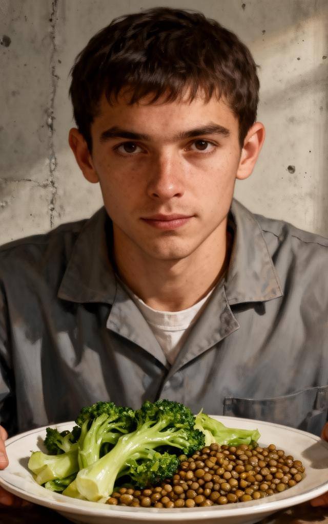 中国植物蛋白来源丰富的纯素餐盘，豆腐、豌豆与藜麦特写